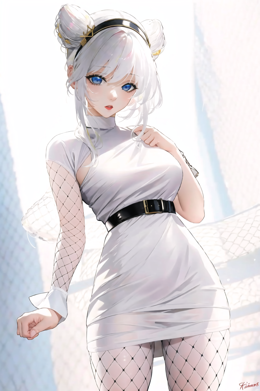 00420-2957269724-masterpiece, best quality, 1girl,fishnet pantyhose,white hair, ,dress.png